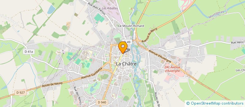 localisation de l'entreprise MADAME AURORA BOVIS - REVELL à LA CHATRE