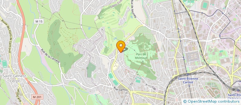 localisation de l'entreprise MADAME AURORA-MARCELA KOVACI  SAINT-ETIENNE