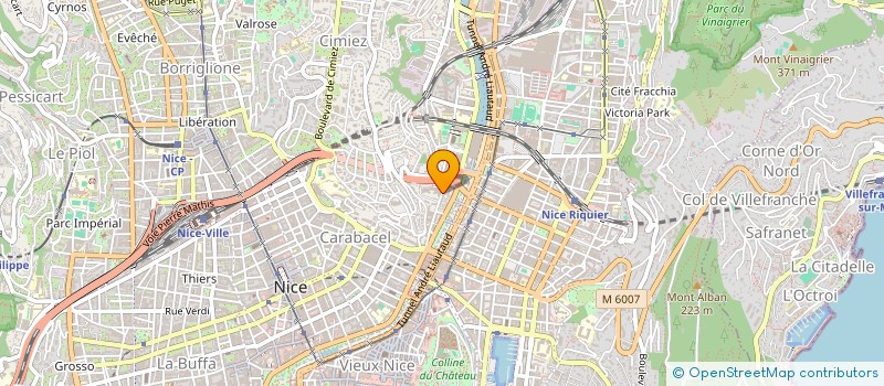 localisation de l'entreprise MADAME AURORA VETTORI LEVORIN  NICE