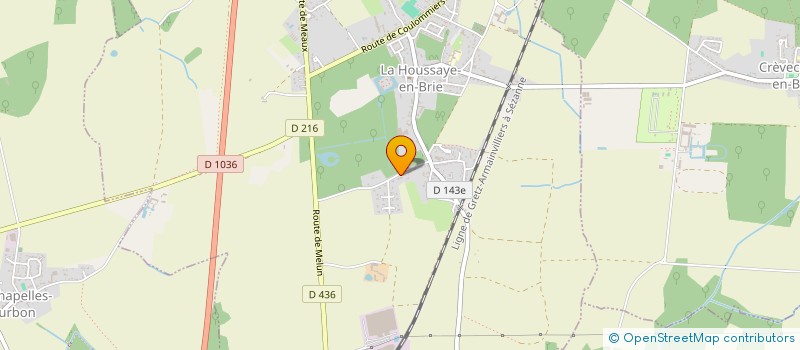 localisation de l'entreprise MADAME AURORE ADAM  LA HOUSSAYE-EN-BRIE