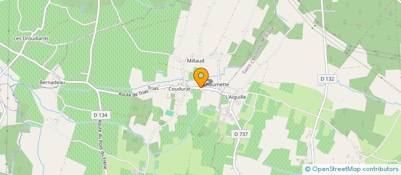 localisation de l'entreprise MADAME AURORE ADAM  SAINT-GIRONS-D'AIGUEVIVES