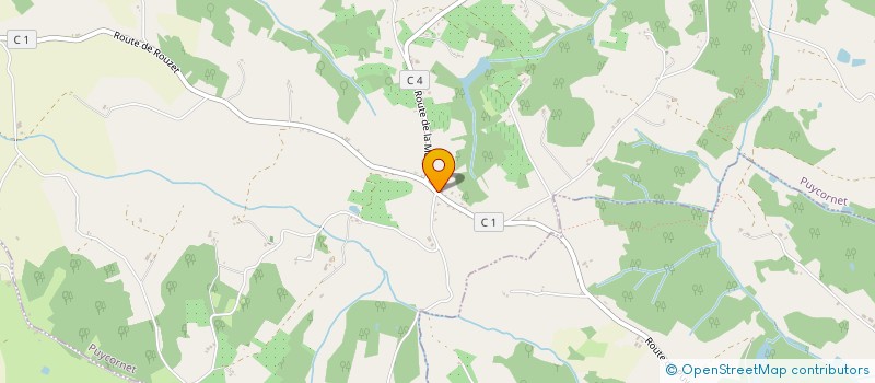 localisation de l'entreprise MADAME AURORE AFCHAIN  PUYCORNET