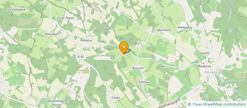 localisation de l'entreprise MADAME AURORE AFONSO  MAUROUX