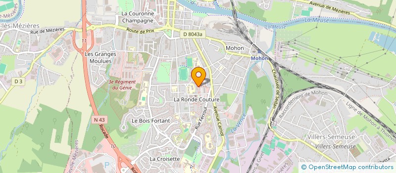 localisation de l'entreprise MADAME AURORE AGUIRRE à CHARLEVILLE-MEZIERES