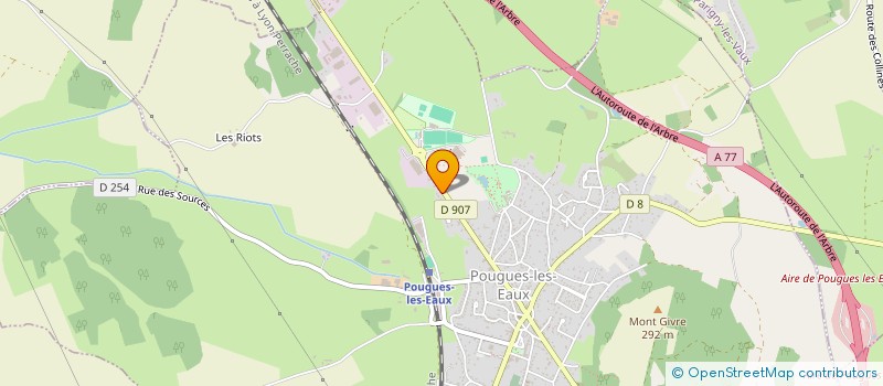 localisation de l'entreprise MADAME AURORE ALICE VERON  POUGUES-LES-EAUX