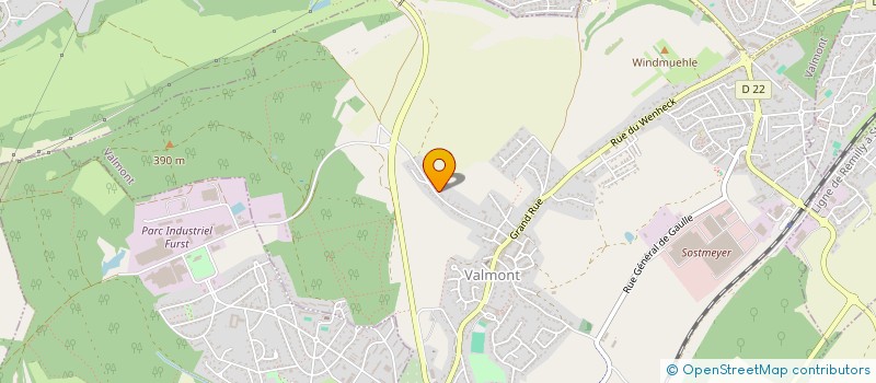 localisation de l'entreprise MADAME AURORE ALLBACH  FOLSCHVILLER