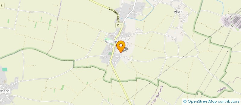 localisation de l'entreprise MADAME AURORE ALLONCLE à VALLANS