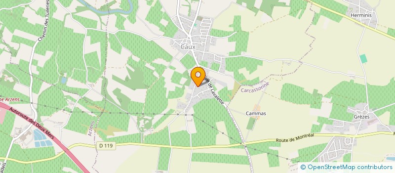 localisation de l'entreprise MADAME AURORE ANNE ANDREE JOUCLA  CAUX-ET-SAUZENS