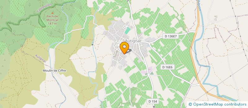 localisation de l'entreprise MADAME AURORE ARBOUY  AUTIGNAC