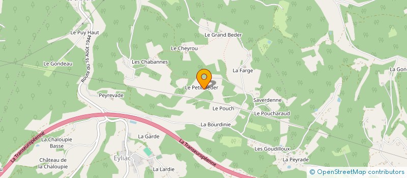 localisation de l'entreprise MADAME AURORE ARNAUD  SAINT CREPIN D'AUBEROCHE