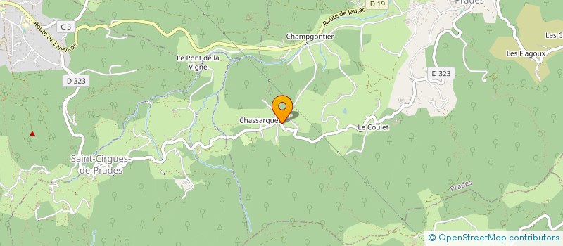 localisation de l'entreprise MADAME AURORE ARNAUD à PRADES