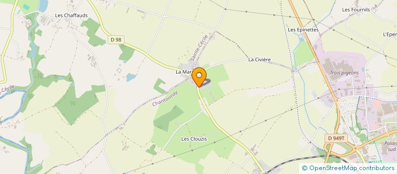 localisation de l'entreprise MADAME AURORE AUBINEAU à CHANTONNAY