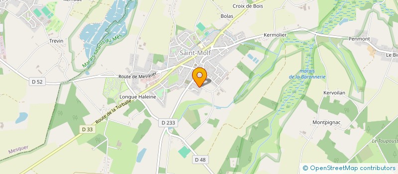 localisation de l'entreprise MADAME AURORE AUDOUIN à SAINT-MOLF