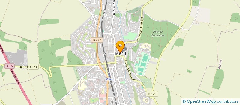 localisation de l'entreprise MADAME AURORE AUGER  MERU