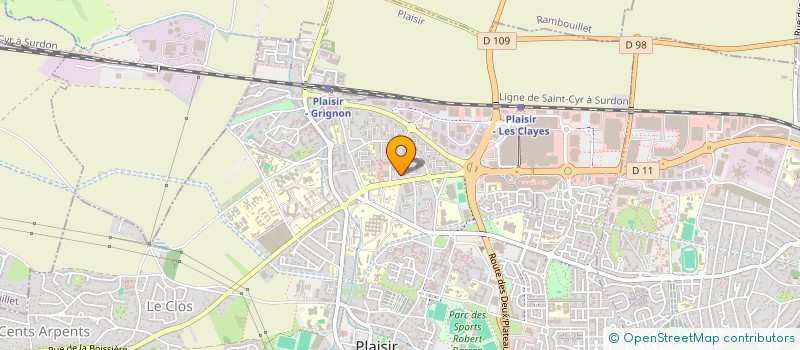 localisation de l'entreprise MADAME AURORE AURORE FLAMAND  PLAISIR