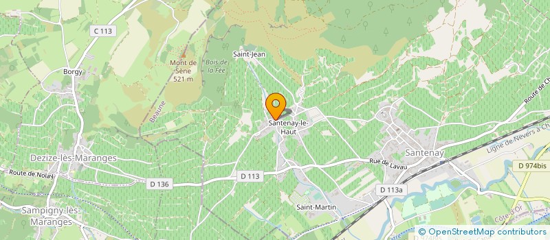 localisation de l'entreprise MADAME AURORE BACHELET à SANTENAY