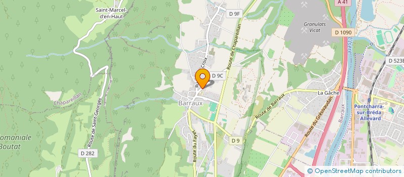 localisation de l'entreprise MADAME AURORE BAERT  BARRAUX