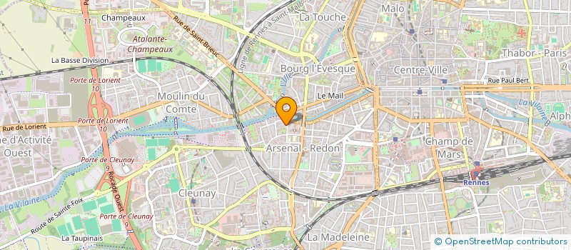 localisation de l'entreprise MADAME AURORE BAGARRY  RENNES