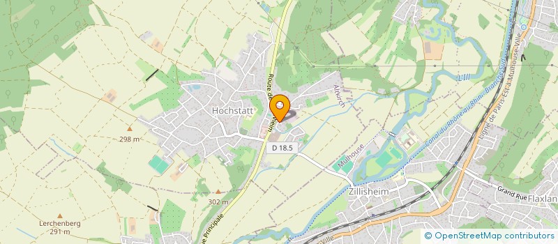 localisation de l'entreprise MADAME AURORE BALDECK  HOCHSTATT