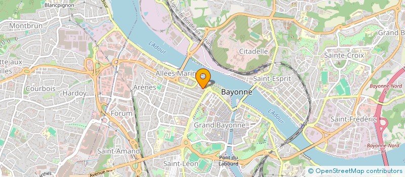 localisation de l'entreprise MADAME AURORE BALLARIN à BAYONNE