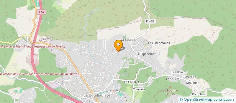 localisation de l'entreprise MADAME AURORE BARBE  LA BOUILLADISSE