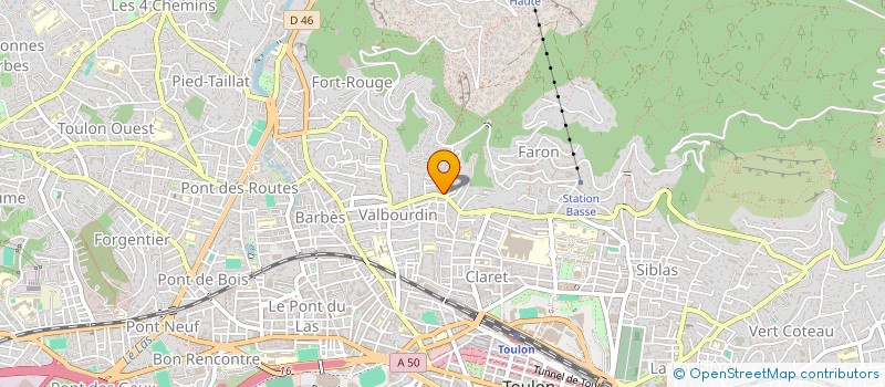 localisation de l'entreprise MADAME AURORE BARBIER  TOULON