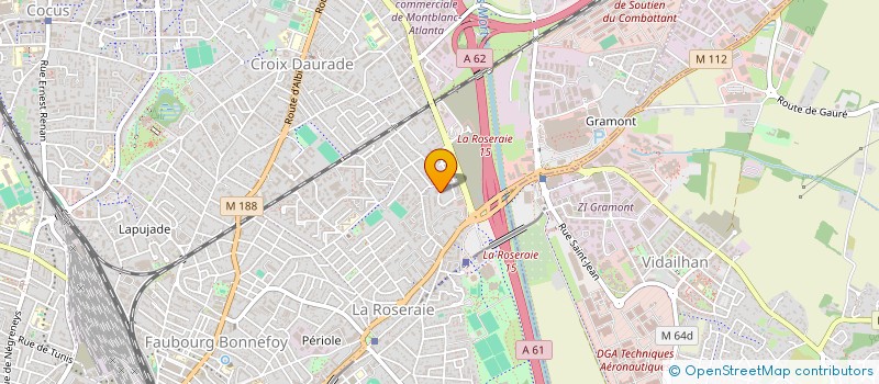 localisation de l'entreprise MADAME AURORE BARDET à TOULOUSE
