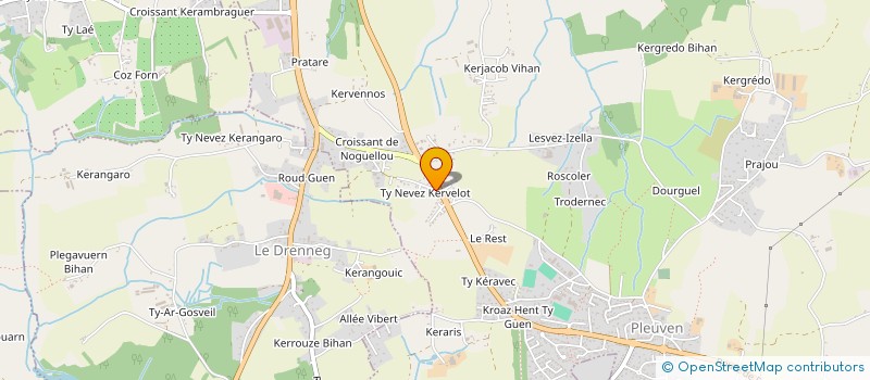 localisation de l'entreprise MADAME AURORE BARRE-LE-MOINE  PLEUVEN