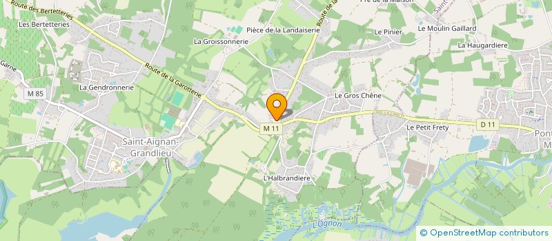 localisation de l'entreprise MADAME AURORE BAUDOUIN à SAINT-AIGNAN-GRANDLIEU