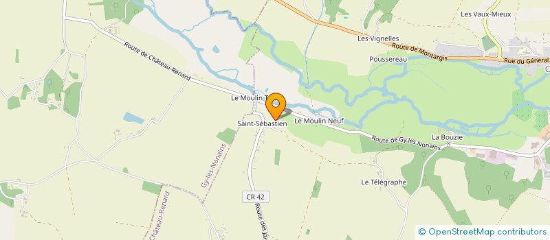 localisation de l'entreprise MADAME AURORE BAUGE à CHATEAU-RENARD