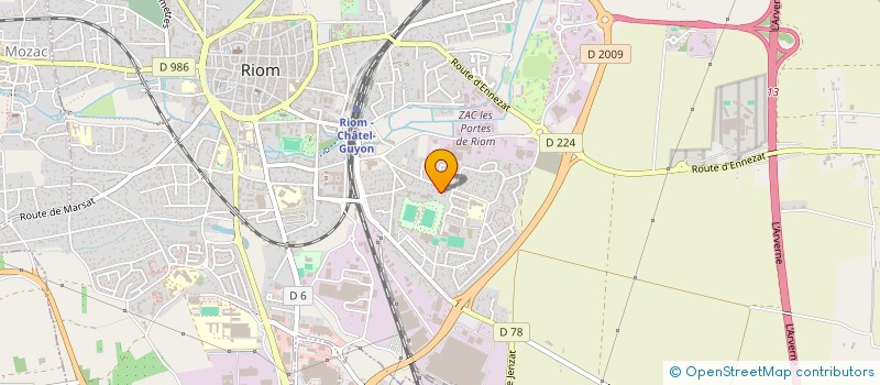 localisation de l'entreprise MADAME AURORE BEAL  RIOM