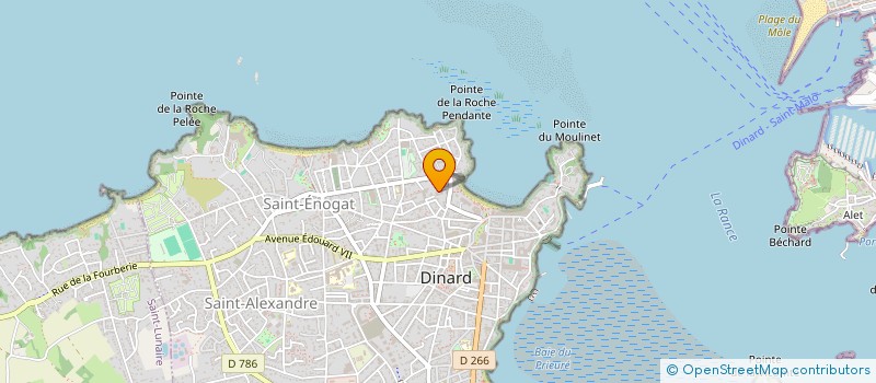 localisation de l'entreprise MADAME AURORE BEAULIEU  DINARD