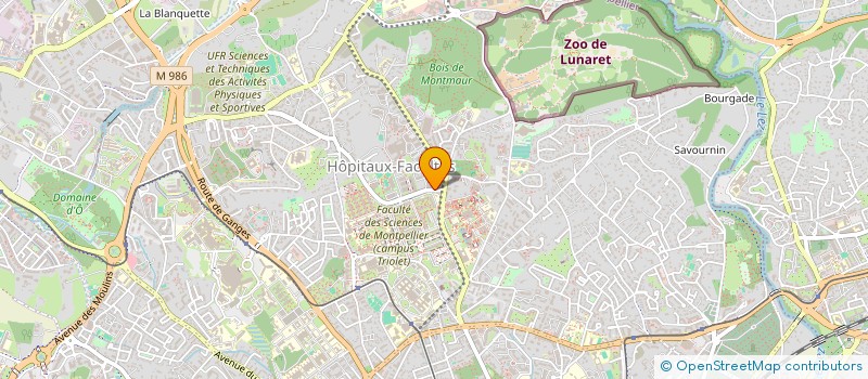 localisation de l'entreprise MADAME AURORE BELLANGER à MONTPELLIER