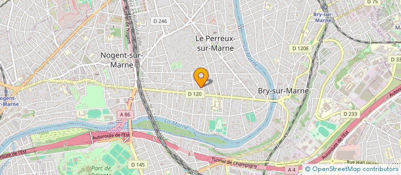 localisation de l'entreprise MADAME AURORE BELLOT  LE PERREUX-SUR-MARNE