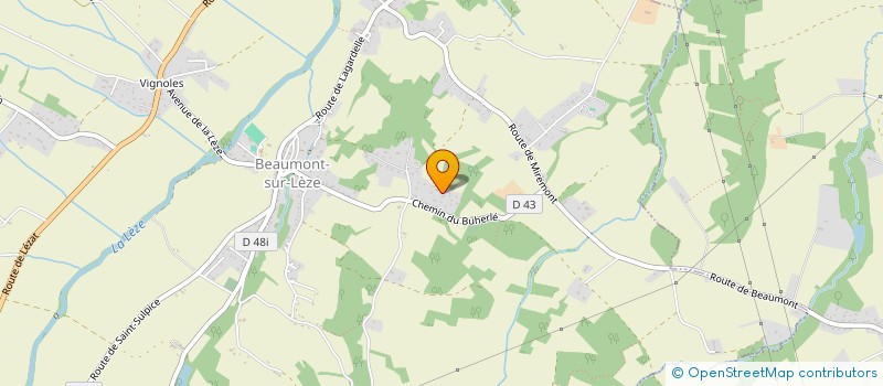 localisation de l'entreprise MADAME AURORE BELLOT  BEAUMONT-SUR-LEZE