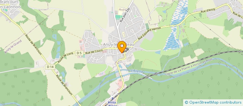 localisation de l'entreprise MADAME AURORE BELTRAMI à ANIZY-LE-GRAND