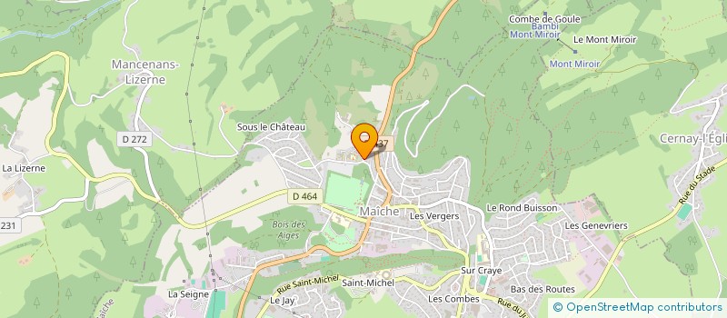 localisation de l'entreprise MADAME AURORE BENOIT  MAICHE