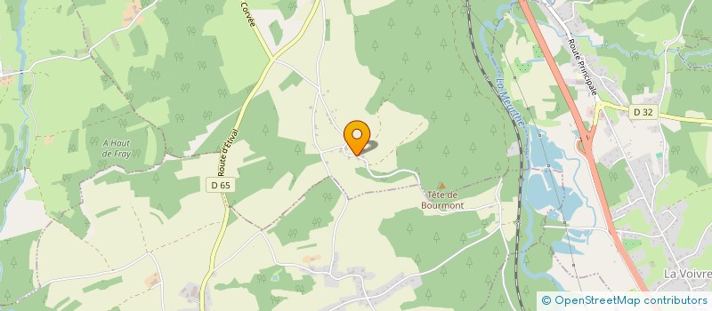 localisation de l'entreprise MADAME AURORE BERARD  ETIVAL-CLAIREFONTAINE