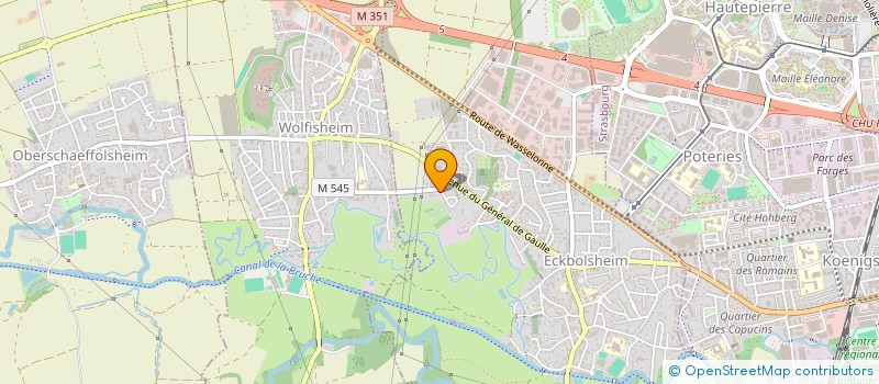 localisation de l'entreprise MADAME AURORE BERGE  ECKBOLSHEIM