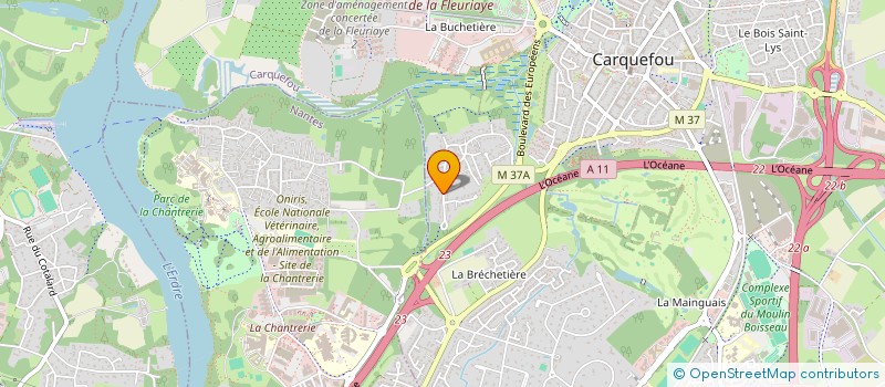 localisation de l'entreprise MADAME AURORE BERNECOLI à CARQUEFOU