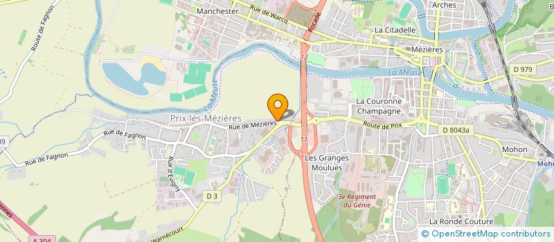 localisation de l'entreprise MADAME AURORE BERQUET  PRIX-LES-MEZIERES