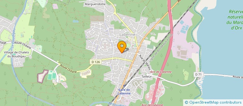 localisation de l'entreprise MADAME AURORE BERTHEREAU  LABENNE