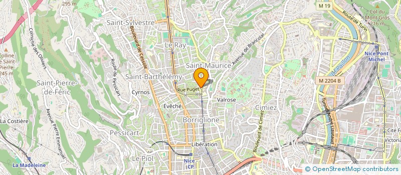 localisation de l'entreprise MADAME AURORE BERTINI  NICE