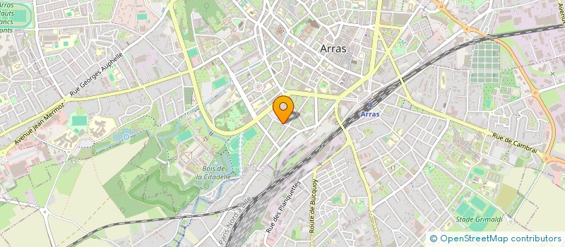 localisation de l'entreprise MADAME AURORE BERTRAND à ARRAS