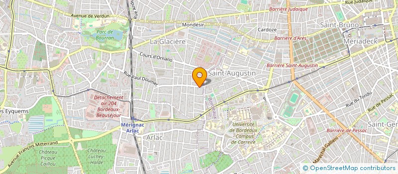 localisation de l'entreprise MADAME AURORE BETBEZE  MERIGNAC