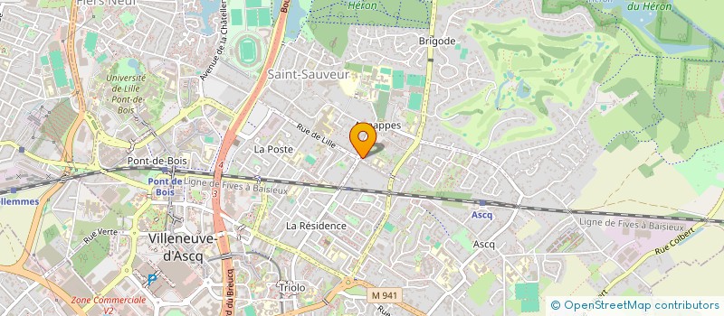 localisation de l'entreprise MADAME AURORE BEURNEZ à VILLENEUVE-D'ASCQ