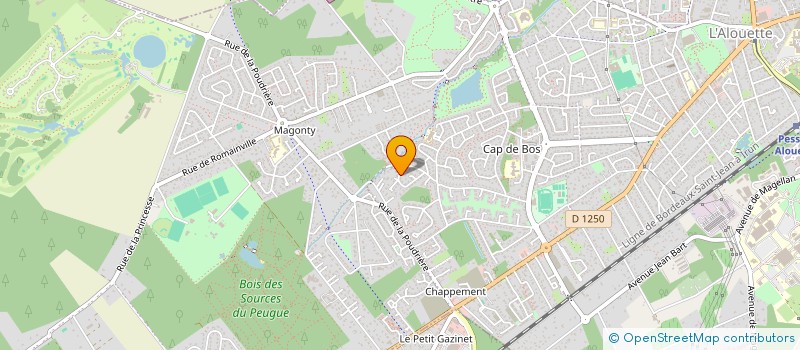 localisation de l'entreprise MADAME AURORE BILHE  PESSAC