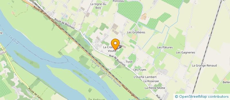 localisation de l'entreprise MADAME AURORE BIZOT  SAUMUR