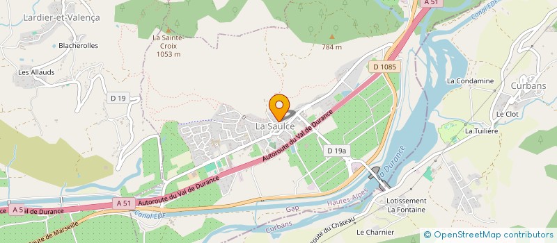 localisation de l'entreprise MADAME AURORE BLAIS  LA SAULCE