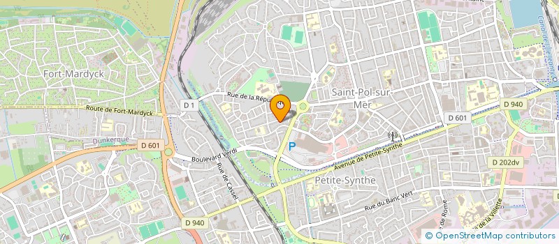 localisation de l'entreprise MADAME AURORE BLANQUART à DUNKERQUE